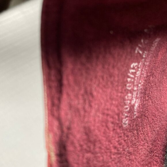 Clarks Red Leather Comfortable Clogs Size 7.5 - Picture 13 of 13